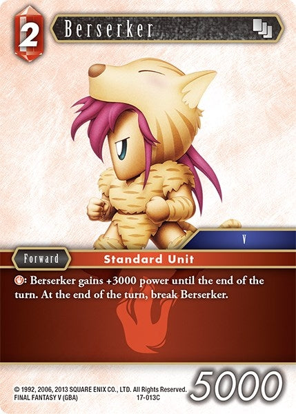 Berserker (17) [17] - Final Fantasy TCG Single