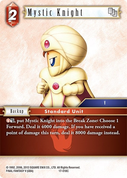 Mystic Knight (17) [17] - Final Fantasy TCG Single