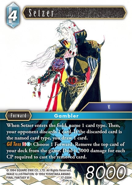 Setzer (17) [17] - Final Fantasy TCG Single
