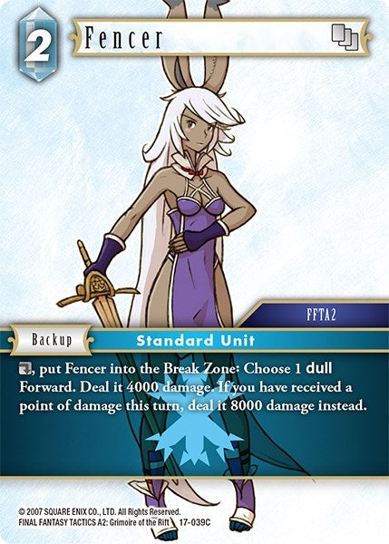 Fencer (17) [17] - Final Fantasy TCG Single