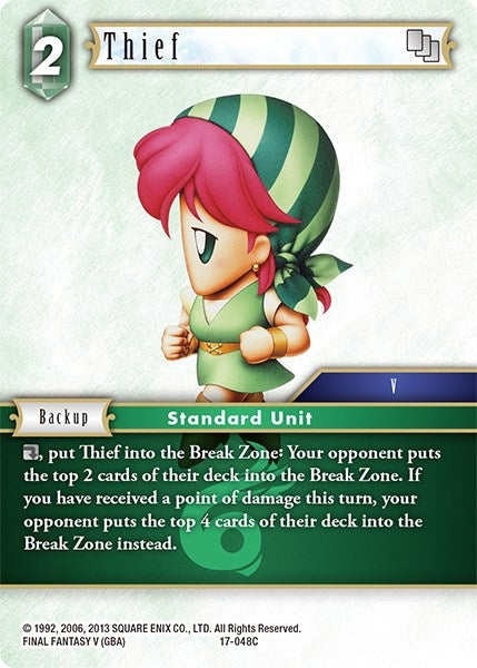 Thief (17) [17] - Final Fantasy TCG Single