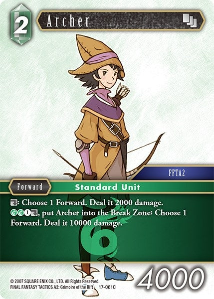 Archer (17) [17] - Final Fantasy TCG Single
