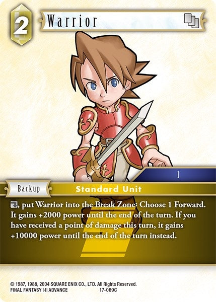 Warrior (17) [17] - Final Fantasy TCG Single