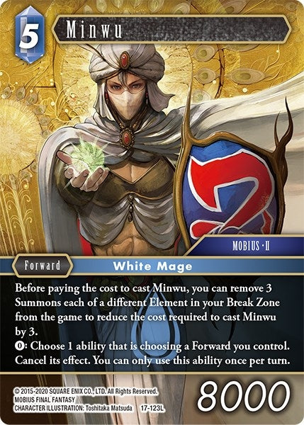 Minwu (17) [17] - Final Fantasy TCG Single