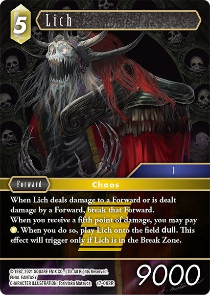 Lich (17) [17] - Final Fantasy TCG Single