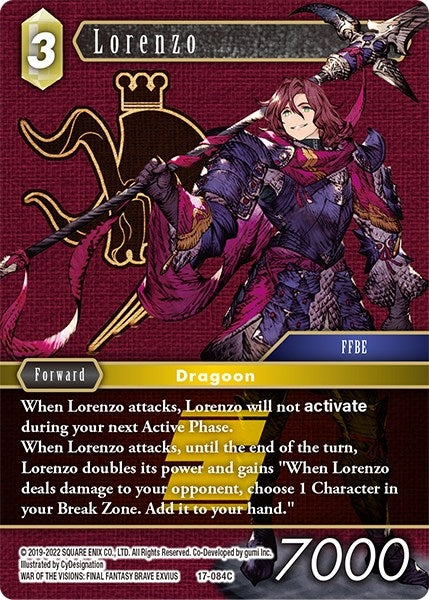 Lorenzo (17) [17] - Final Fantasy TCG Single