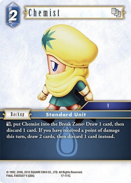 Chemist (17) [17] - Final Fantasy TCG Single