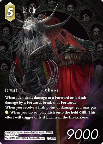 Lich (Full Art) (17) [17] - Final Fantasy TCG Single
