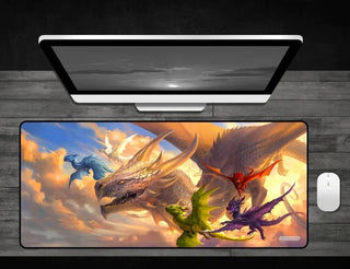 Baby Dragons Flight Lessons - Deskmat - Playmats Sealed