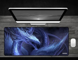 Blue Crystal Dragon - Deskmat - Playmats Sealed