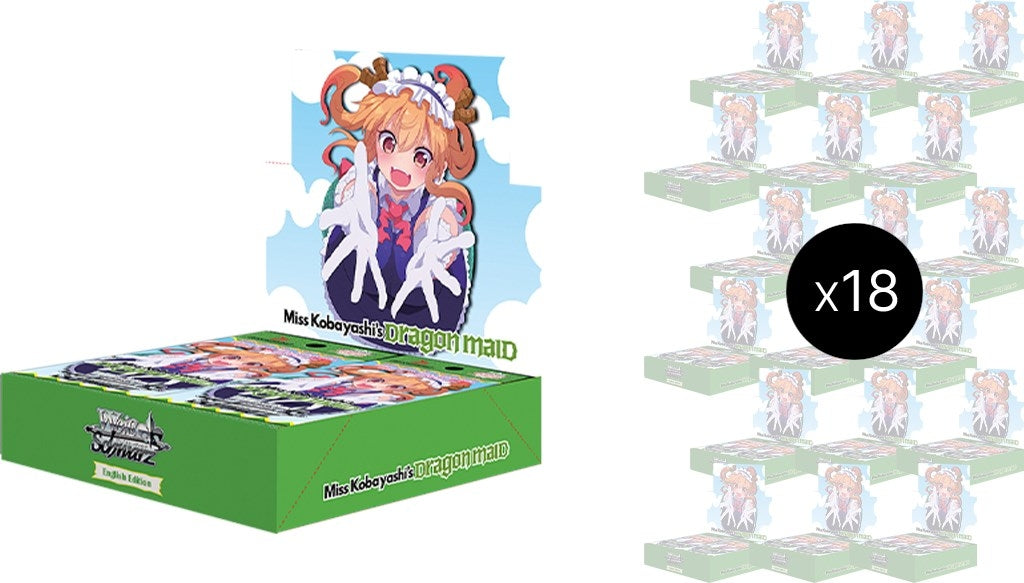 Miss Kobayashi’s Dragon Maid Booster Box Case [KMD] - Weiss Schwarz Sealed
