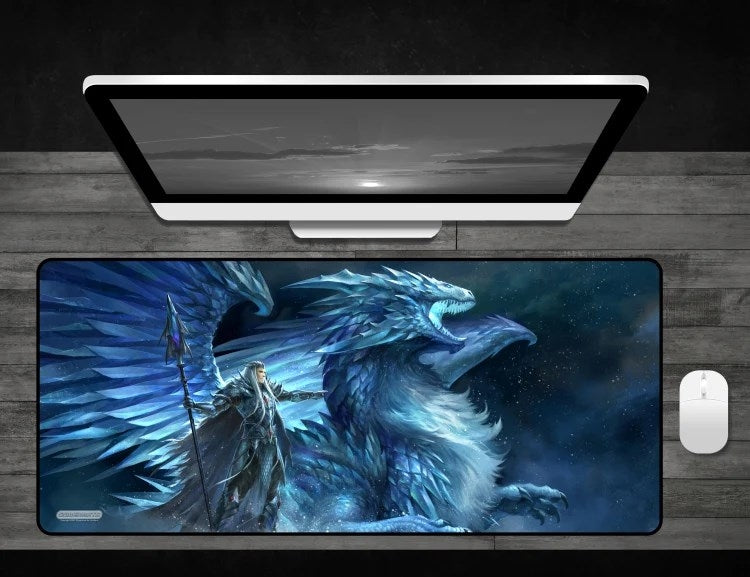 Frost Dragon - Deskmat - Playmats Sealed