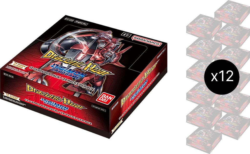 Draconic Roar Booster Box Case [EX03] - Digimon Card Game Sealed