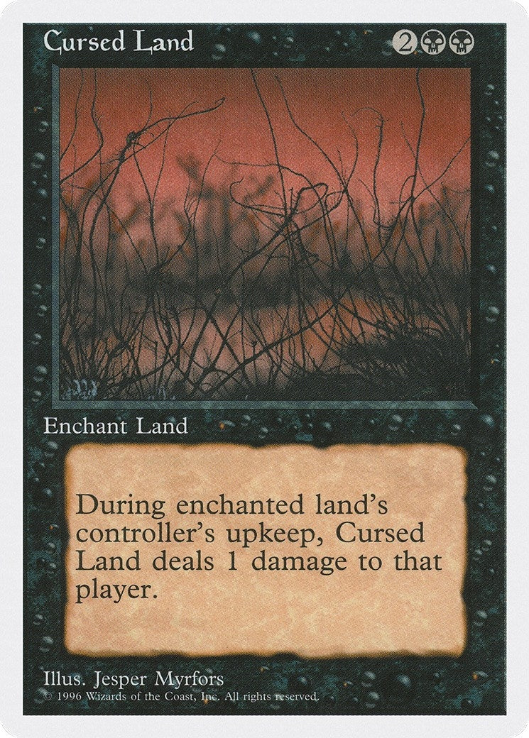 Cursed Land [2PS] - MTG Single