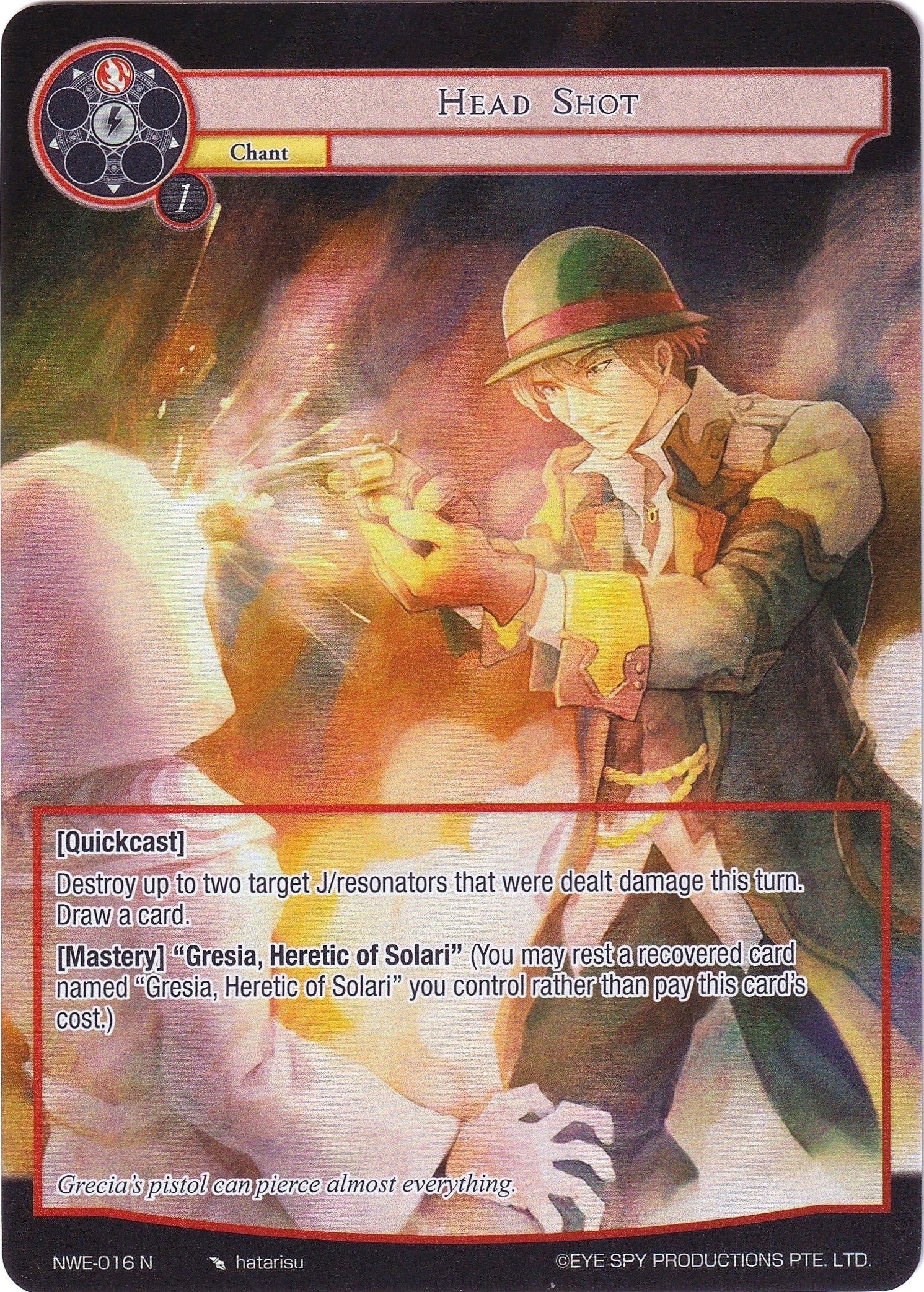 Head Shot (Full Art) (16) [NWE] - Force of Will Single