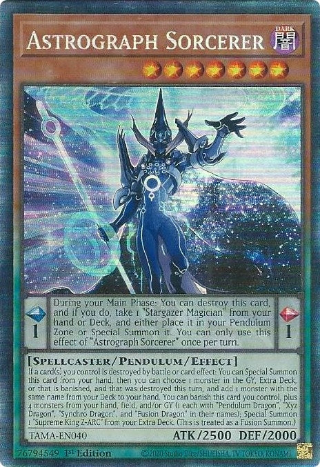 Astrograph Sorcerer (CR) (40) (TAMA) - YuGiOh Single