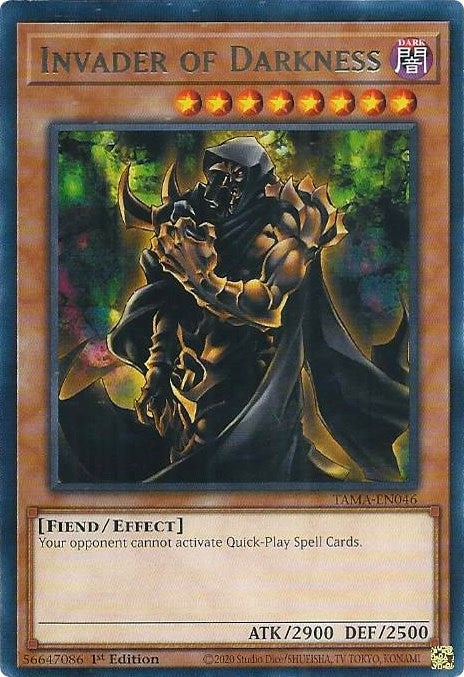 Invader of Darkness (46) (TAMA) - YuGiOh Single