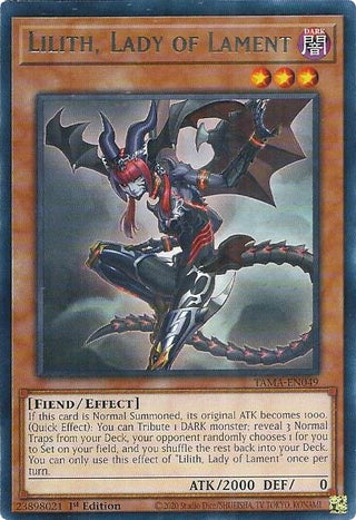Lilith Lady of Lament (49) (TAMA) - YuGiOh Single