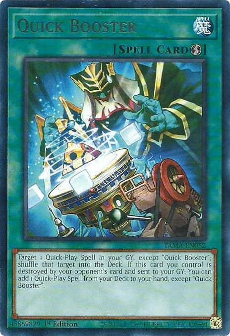 Quick Booster (52) (TAMA) - YuGiOh Single