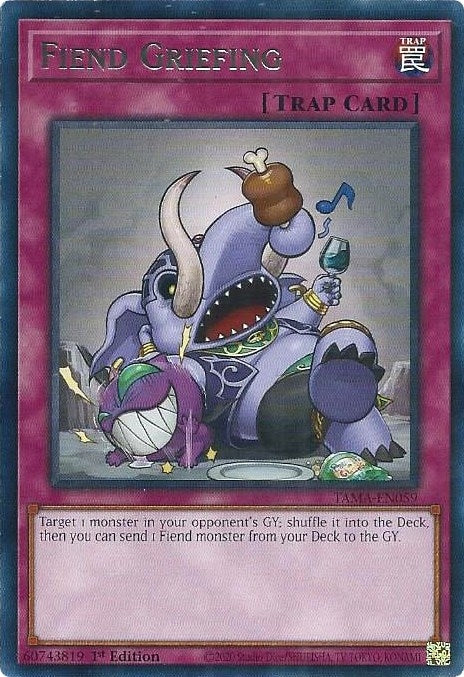 Fiend Griefing (59) (TAMA) - YuGiOh Single