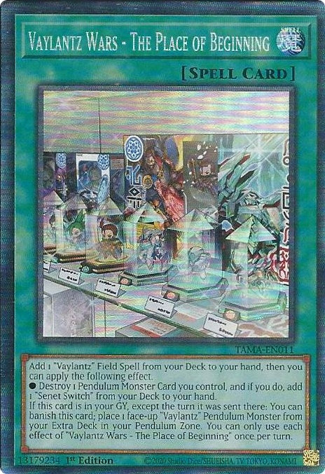 Vaylantz Wars - The Place of Beginning (CR) (11) (TAMA) - YuGiOh Single