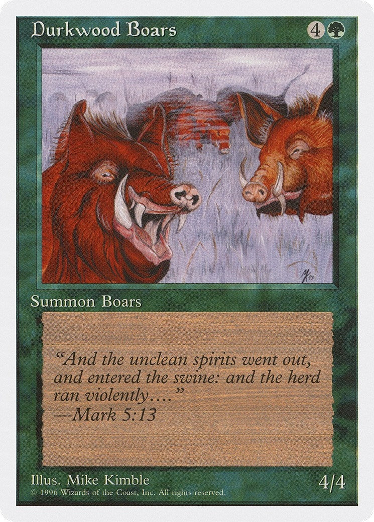 Durkwood Boars [2PS] - MTG Single