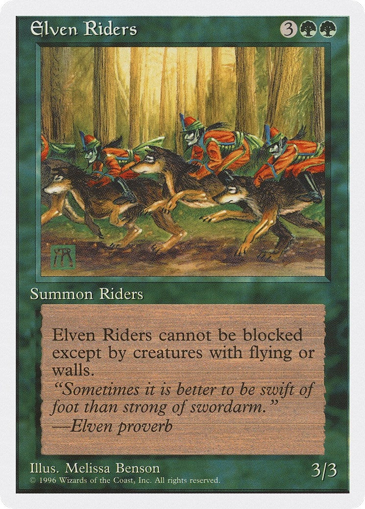 Elven Riders [2PS] - MTG Single