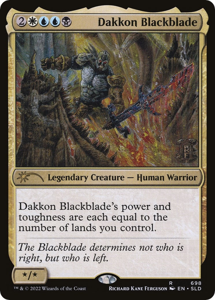 Dakkon Blackblade (698) [SLD] - MTG Single