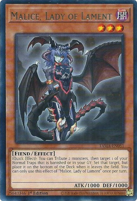 Malice Lady of Lament (51) (TAMA) - YuGiOh Single
