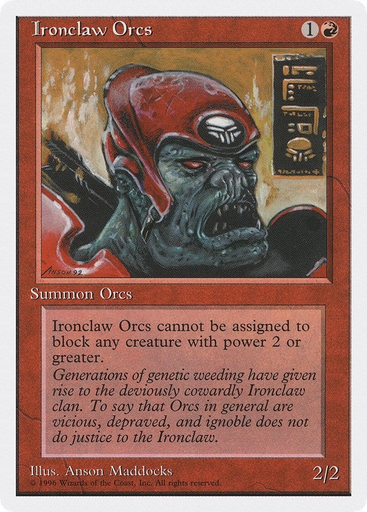 Ironclaw Orcs [2PS] - MTG Single