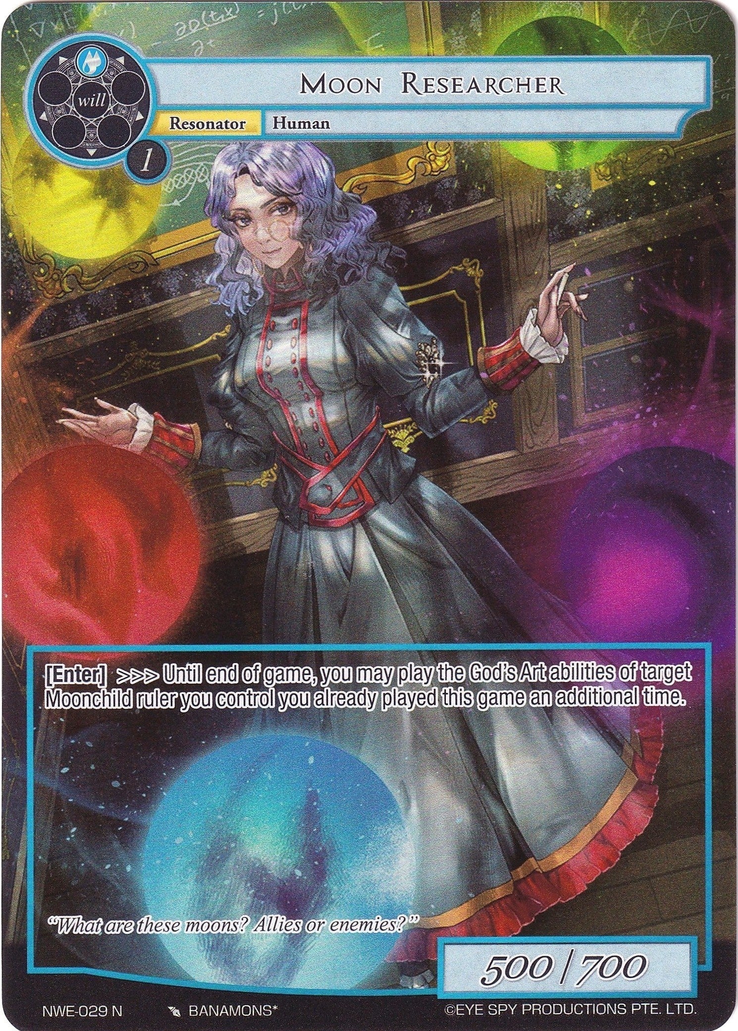 Moon Researcher (Full Art) (29) [NWE] - Force of Will Single