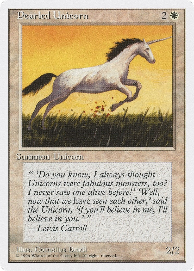 Pearled Unicorn [2PS] - MTG Single