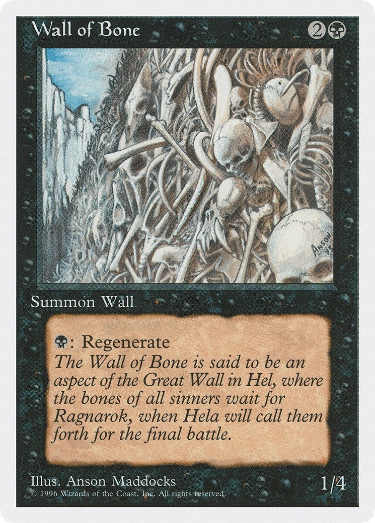 Wall of Bone [2PS] - MTG Single