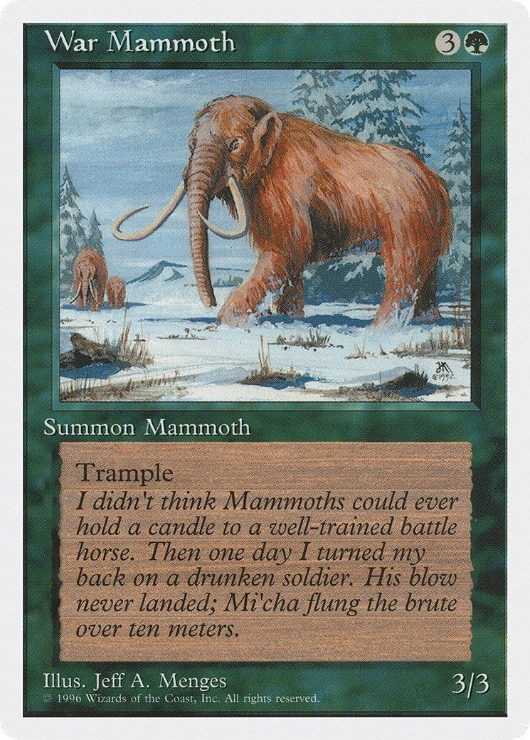 War Mammoth [2PS] - MTG Single