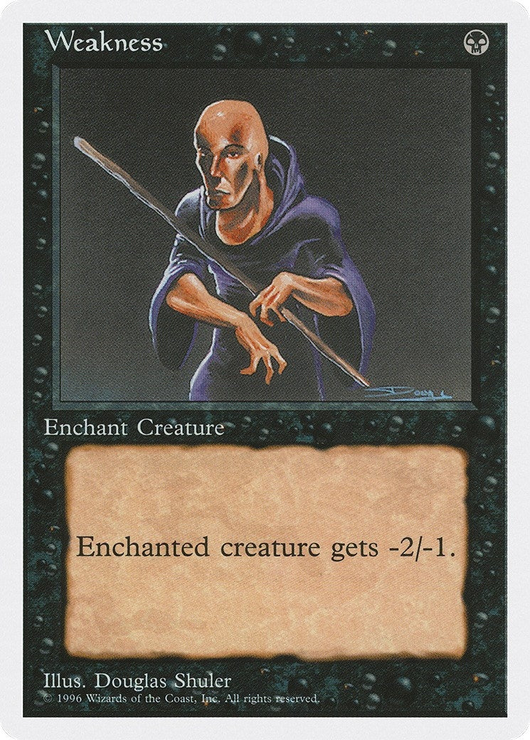 Weakness [2PS] - MTG Single