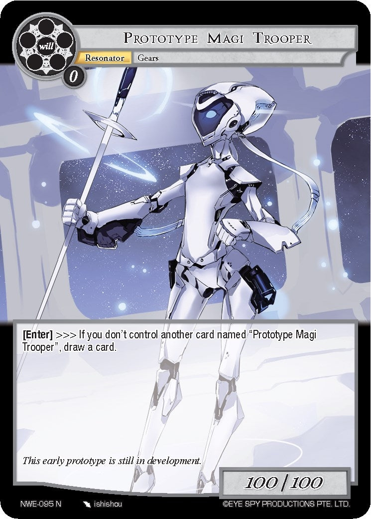 Prototype Magi Trooper (95) [NWE] - Force of Will Single