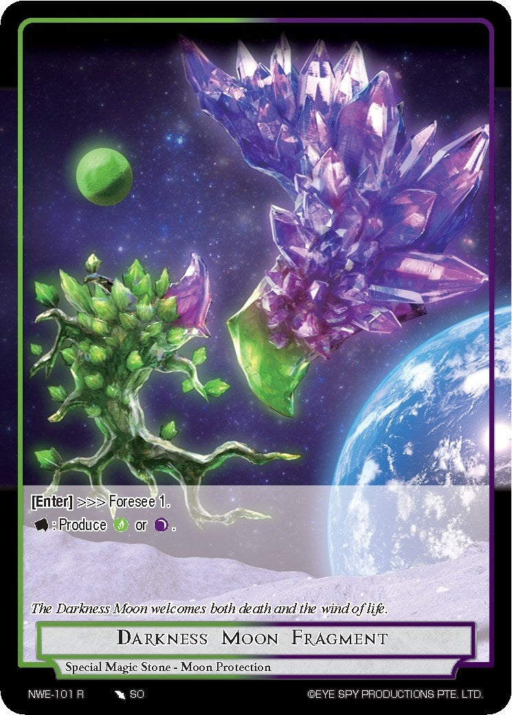 Darkness Moon Fragment (101) [NWE] - Force of Will Single