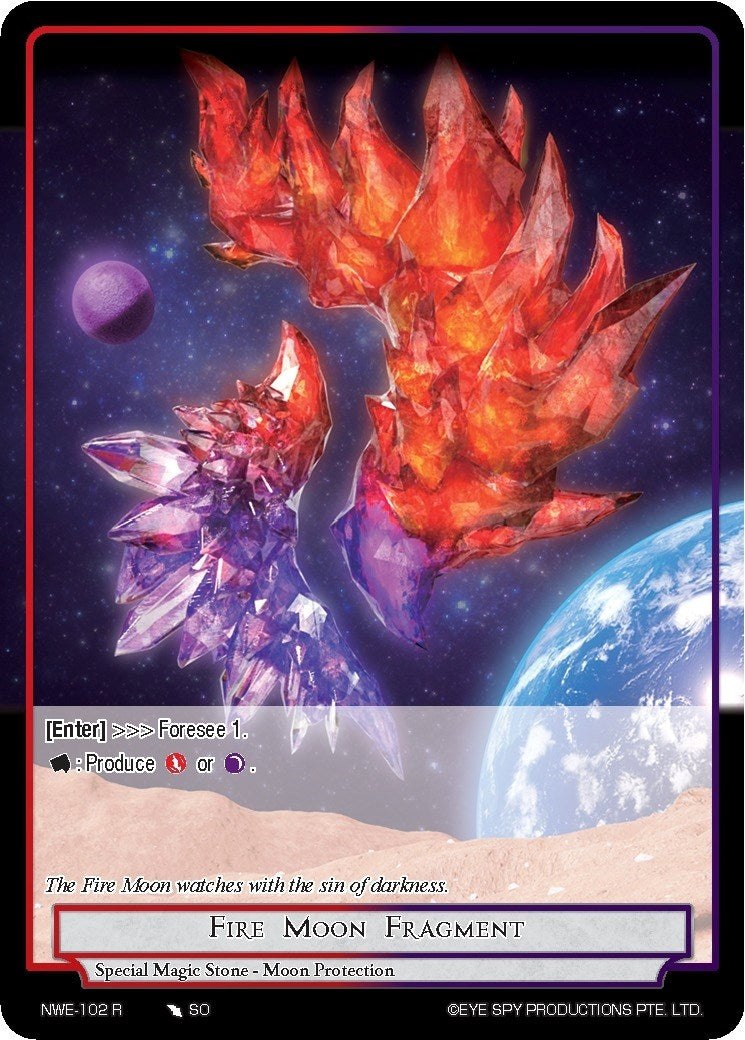 Fire Moon Fragment (102) [NWE] - Force of Will Single