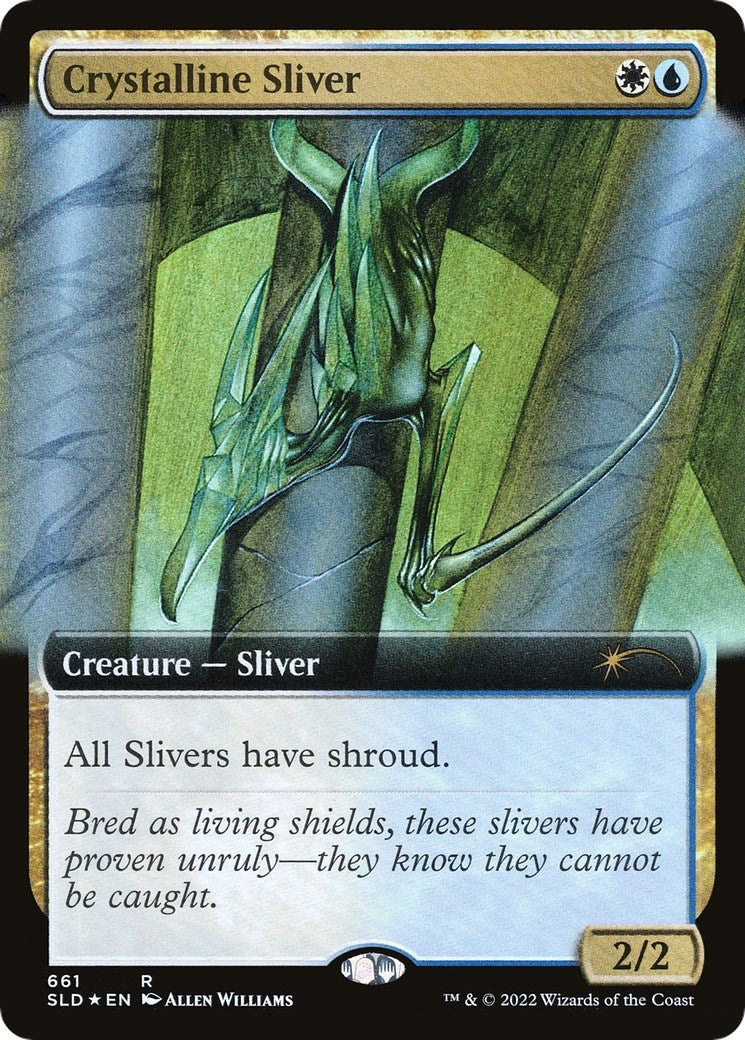 Crystalline Sliver (Extended Art) (661) [SLD] - MTG Single