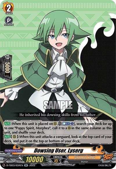 Dowsing User Lyserg (3034) [D-TB03] - Cardfight Vanguard Single