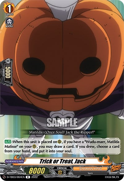 Trick or Treat Jack (3064) [D-TB03] - Cardfight Vanguard Single