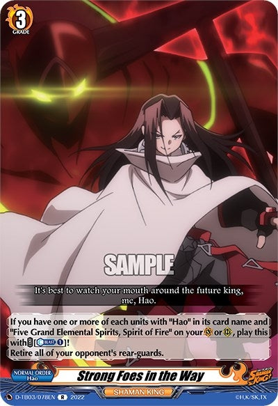 Strong Foes in the Way (3078) [D-TB03] - Cardfight Vanguard Single