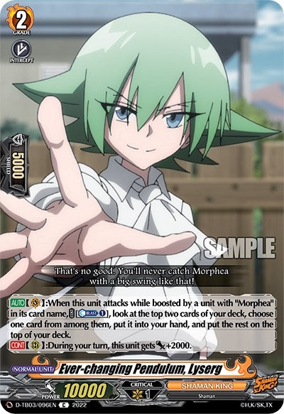 Ever-changing Pendulum Lyserg (3096) [D-TB03] - Cardfight Vanguard Single