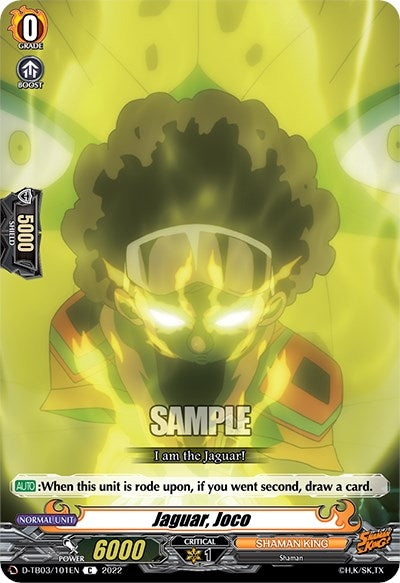 Jaguar Joco (3101) [D-TB03] - Cardfight Vanguard Single