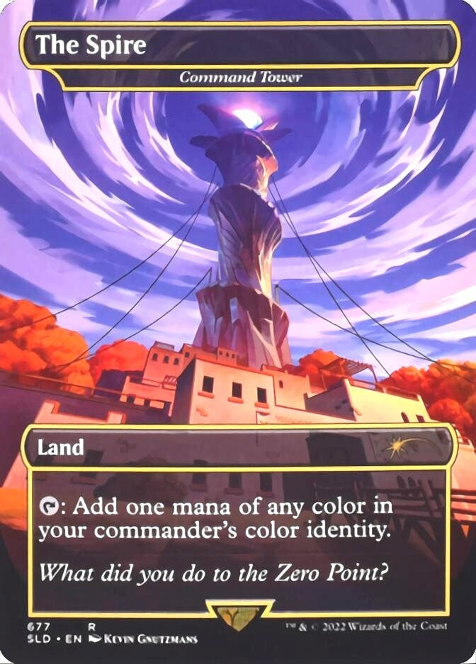 The Spire - Command Tower (677) [SLD] - MTG Single