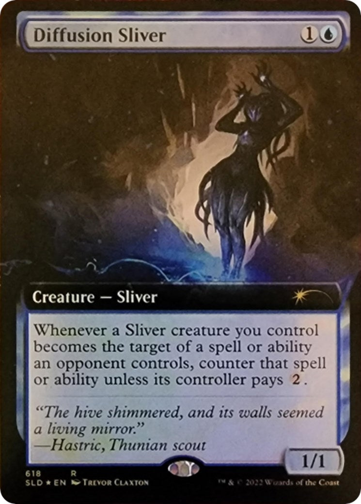 Diffusion Sliver (Extended Art) (618) [SLD] - MTG Single