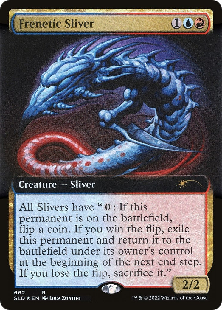 Frenetic Sliver (Extended Art) (662) [SLD] - MTG Single