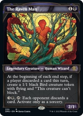 The Raven Man (Textured Foil) (330) [DMU] - MTG Single