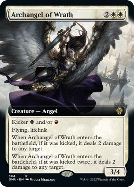 Archangel of Wrath (Extended Art) (384) [DMU] - MTG Single
