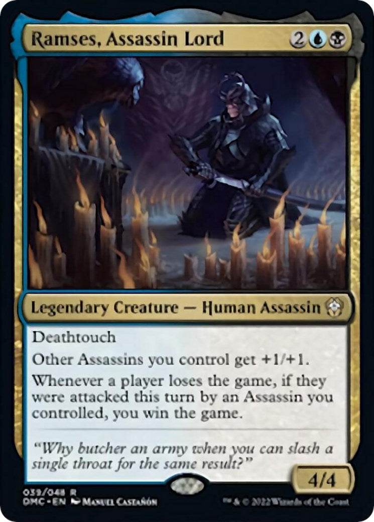 Ramses Assassin Lord (39) [DMC] - MTG Single